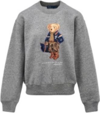 Polo Ralph Lauren Fleece Sweatshirt - female - Polo Ralph Lauren - Sweatshirts - Gray - XS - Sweatshirts & Hoodies