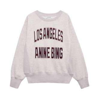 Anine Bing Dames, Sweatshirts & Hoodies, Beige, Maat: M