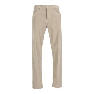 Dondup Trousers - male - Dondup - Straight Trousers - Beige - W35 - Trousers