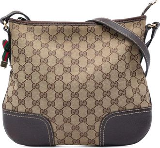 Gucci Pre-owned Gucci GG Canvas Web Princy Crossbody Ladies H3M8TJ2I0MDMFU3B