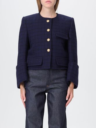 Chlo&eacute; Giacca di lana a quadri Chlo&eacute;