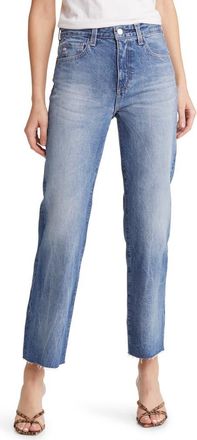 AG - Adriano Goldschmied Kinsley High Waist Raw Hem Ankle Flare Jeans in Superstition at Nordstrom Rack, Size 26