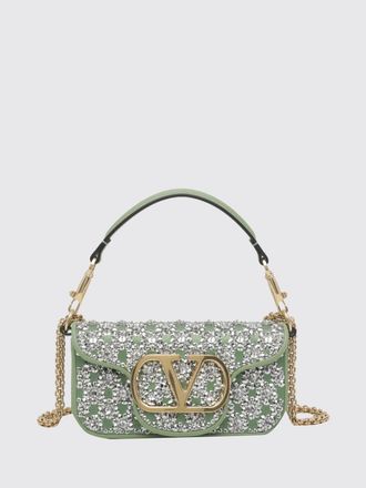 Valentino Garavani Mini borsa Loc&ograve; in tessuto ricamato con paillettes e VLogo
