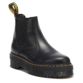 Dr. Martens 2976 Quad Smooth Polished WoMens Black Boots Leather - Size UK 6.5