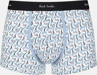 Paul Smith Mens Paul Smith Mens Boxer Trunk Swans, Blue - Size: 32/34/35