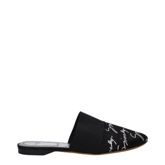 Givenchy Slippers En Klompen Bedford Damess Satijn zwart