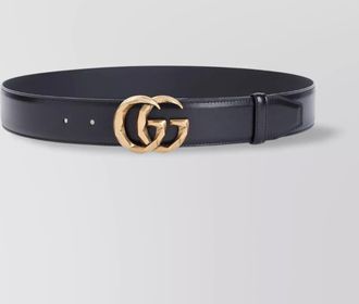 Gucci adjustable smooth finish leather belt