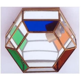 Fabrilamp Fabrilamp - Plaf&oacute;n Granadino Colores 1xe27