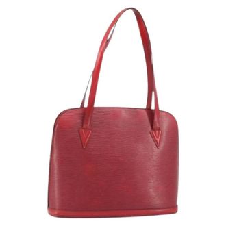 Louis Vuitton Pre-owned Shoulder Bags, female, Red, Size: ONE SIZE Pre-owned Lussac Shoulder Bag
