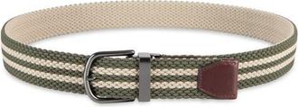 Cole Haan Reversible Stretch Web Belt in Khaki/olive at Nordstrom, Size 42