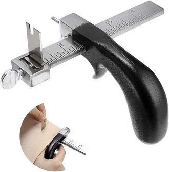 OEM Herramienta Cortar Cuero, Correas Cuero Aluminio, Cortador Correas Cuero, Trabajos Cuero Corte Cuero Acero Inoxidable Trabajos Bricolaje Cuero