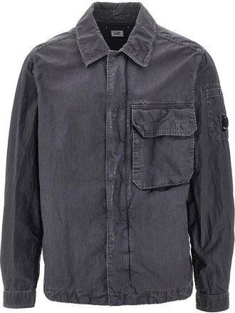 C.P. Company 50 Fili Wax fabric overshirt Man S
