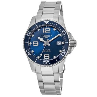 Longines HydroConquest Automatic 39mm Blue Dial Stainless Steel Mens Watch L3.780.4.96.6