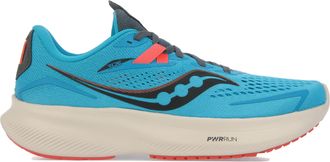 Saucony Womens Ride 15 Running Shoes in Blue Mesh - Size UK 5.5