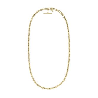 Fossil Accessoires, Dames, Geel, ONE Size, Heritage D-Link Ankerketting Halsketting
