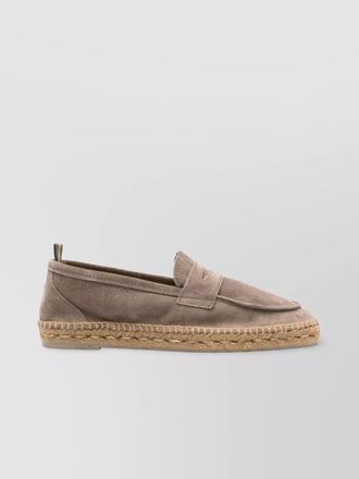 Castaner suede leather espadrilles almond toe