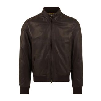 STEWART Drowne Nuvola Jas - Heren - Bomber jackets - Bruin - XL - Leer - Jassen