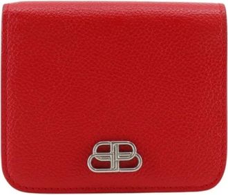 Balenciaga Pre-owned Wallets, female, Red, Size: ONE SIZE Pre-owned Leather Wallet