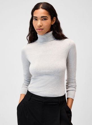 Twik Womens Solid turtleneck sweater
