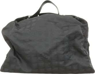 Chanel Black Nylon Boston Bag (Pre-Owned)