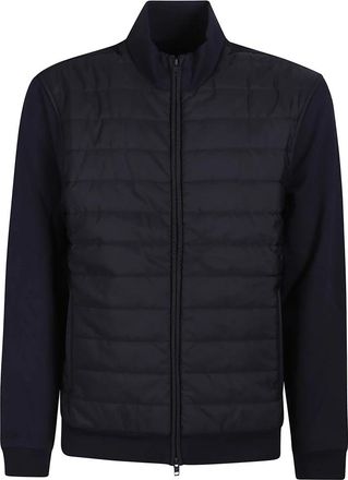 Fay Zip Sweatshirt - Heren - Zomerjassen - Blauw - S - Polyester - Jassen
