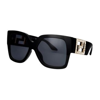 Versace Eye Protection Sunglasses with Embellishments and Standard Lens