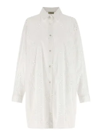 Herno Broderie Anglaise Shirt