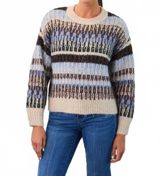 FDJ Addison Apr&egrave;s-Ski Jacquard Sweater In Winter Intarsia