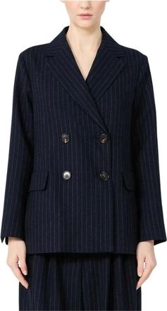 Max Mara Mujer, Chaquetas, Azul, Talla: XS