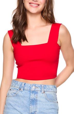 Susana Monaco Crop Tank in Perfect Red at Nordstrom, Size X-Large