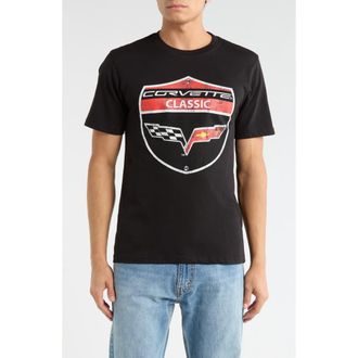James Campbell Corvette Graphic T-Shirt in Black at Nordstrom Rack, Size Xx-Large