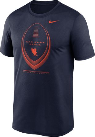 Nike Auburn Primetime Football Icon Legend Nike Mens Dri-FIT College T-Shirt in Blue | NKGK41SAUN-3BJ
