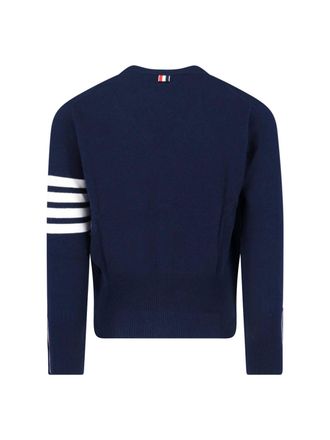 Thom Browne Mens Sweaters Blue Cashmere