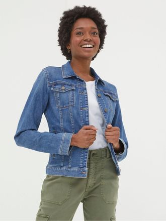 Fat Face FatFace Tasha Blue Petite Denim Jacket