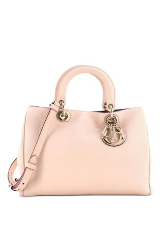 Dior Diorissimo Pebbled Leather Medium tote bag - Rosa