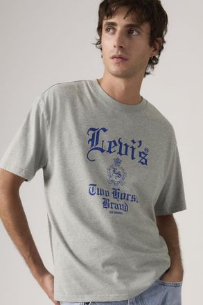 Levi's Camiseta Graphic Boxy - Hombre - L - Gris / Heather Grey