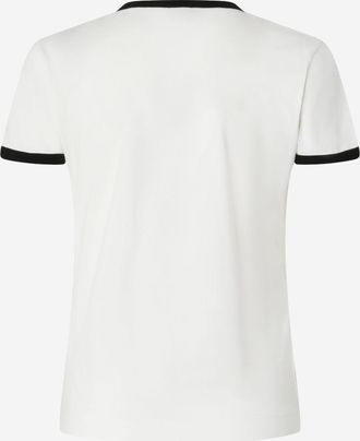 Pinko Womens T-Shirt With Logo White Cotton T-Shirts & Jerseys