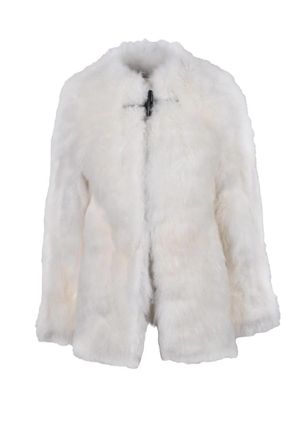 We11done Goat Cashmere Fur - White