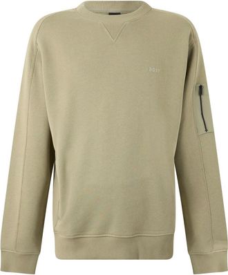 HUGO BOSS Felpa We Mixed - - Sweatshirts & Hoodies - Uomo - Verde - 2XL