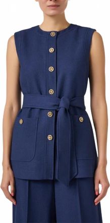 Exquise Phoenix Vest In Navy