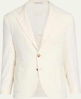 Brunello Cucinelli Mens Cavallery Twill Sport Jacket