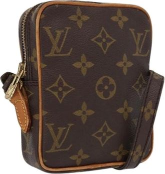 Louis Vuitton Pre-owned Cross Body Bags, female, Brown, Size: ONE SIZE Pre-owned Canvas Cross Body Bag