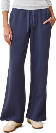 Marine Layer Cloud 9 Wide Leg Sweatpants in Navy at Nordstrom, Size X-Large