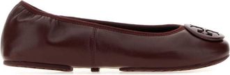 Tory Burch Purple Leather Ballet Flats