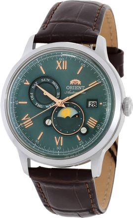 Orient Classic Automatic Day-Night Green Dial Mens Watch RA-AK0805E30B