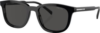 Prada Pillow Zonnebril - unisex - Zonnebrillen - Zwart - 49 MM - Accessoires