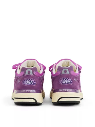 New Balance Mens 993 Made Usa Passion Fruit Sneakers Purple Shoes >
