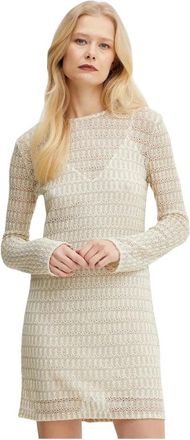 Missoni Vestido Mini de Punto Abierto - Dresses - Mujer - Beige - L