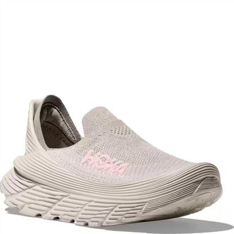 Hoka One One Womens U Restore Athletic Shoes In Stucco/putty