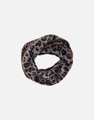 Nooki Design Womens SNUGGY SNOOD IN GREY LEO - Brown - Size: ONE